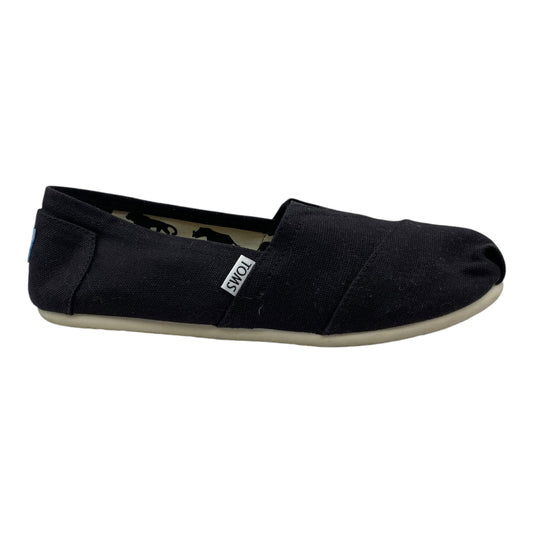 Shoes Flats By Toms In Black, Size:9