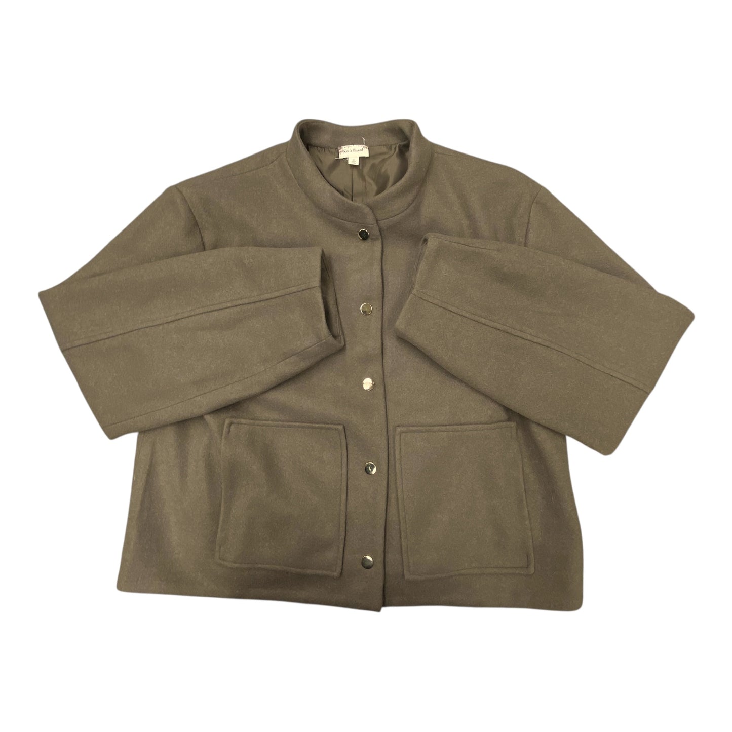 Jacket Other By Hem & Thread In Brown, Size:L