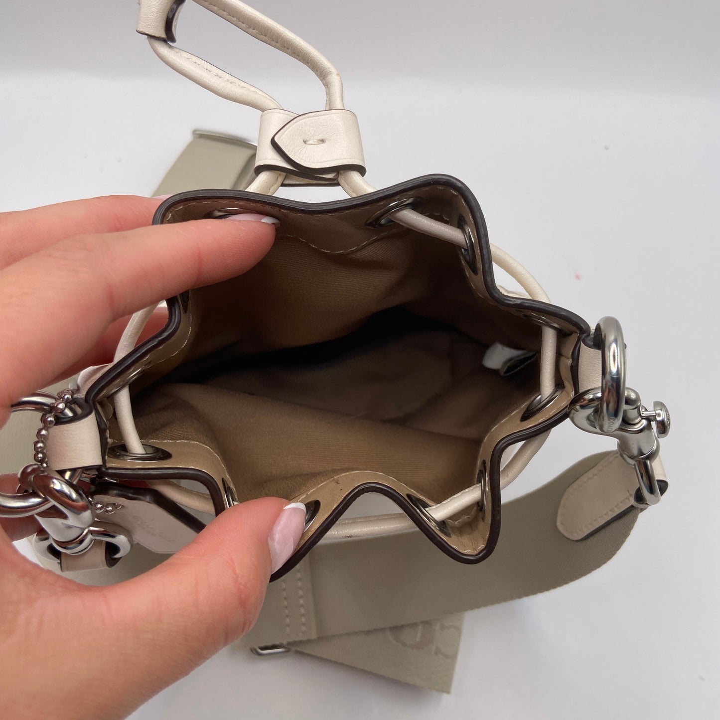 Crossbody Designer By Coach, Size: Small