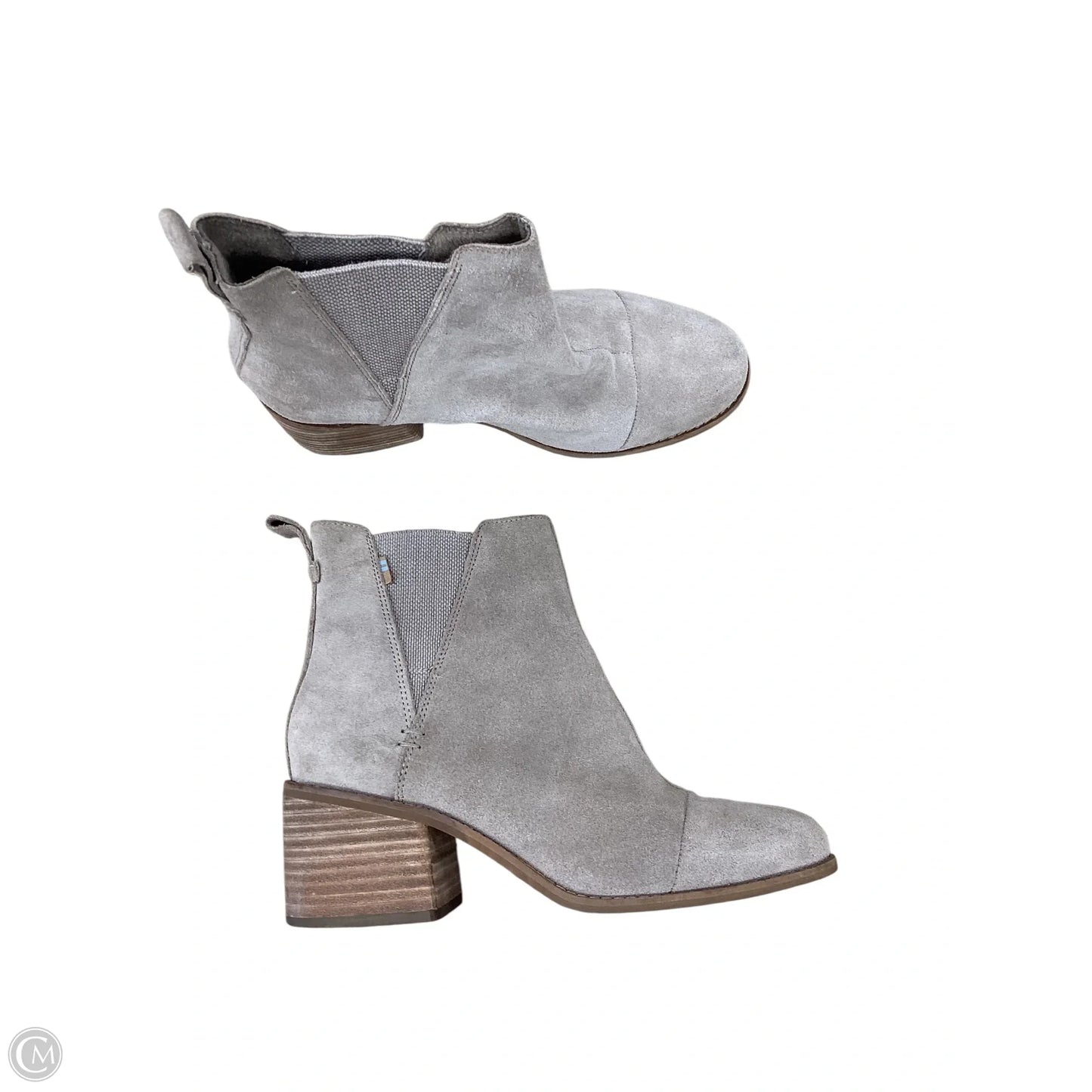 Boots Ankle Heels By Toms In Taupe, Size: 7