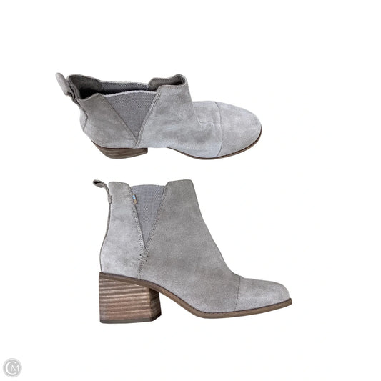 Boots Ankle Heels By Toms In Taupe, Size: 7