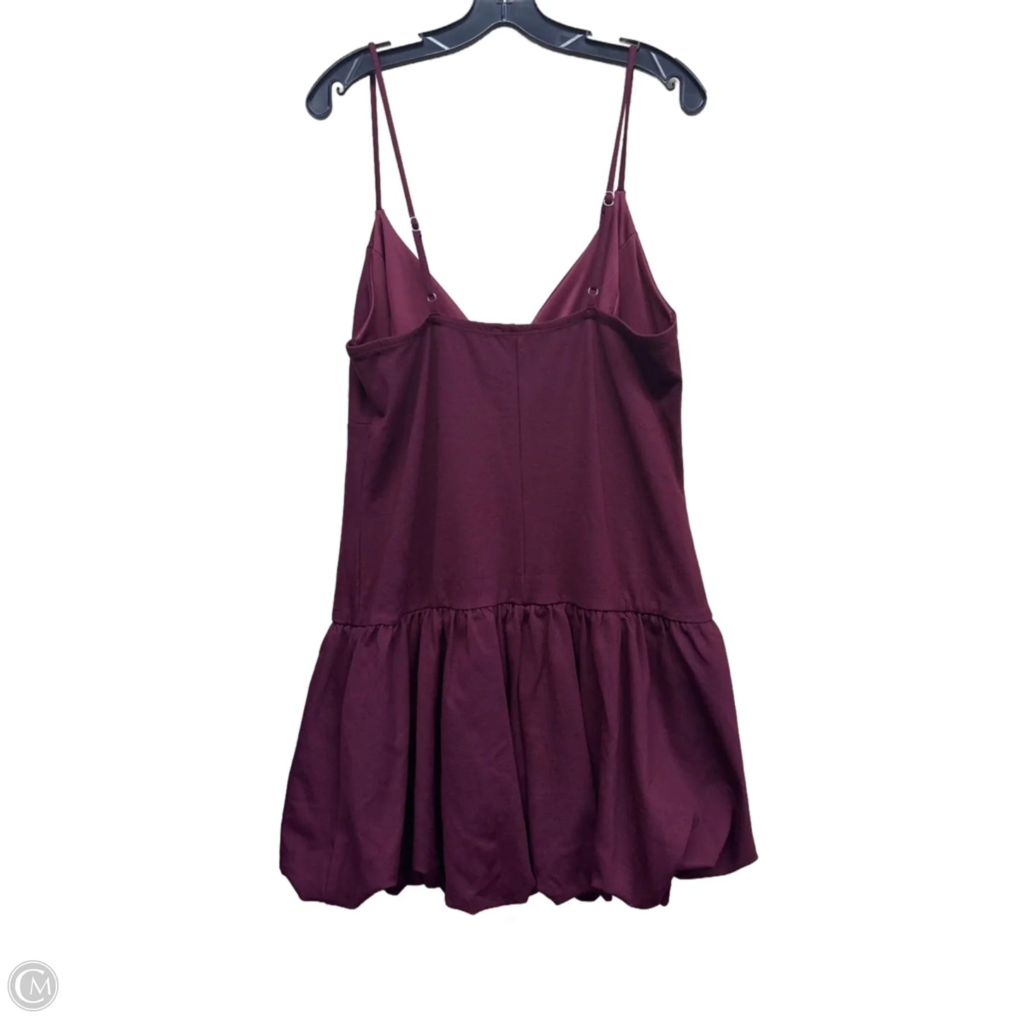 Dress Casual Short By Fashion Nova In Maroon, Size: 2x