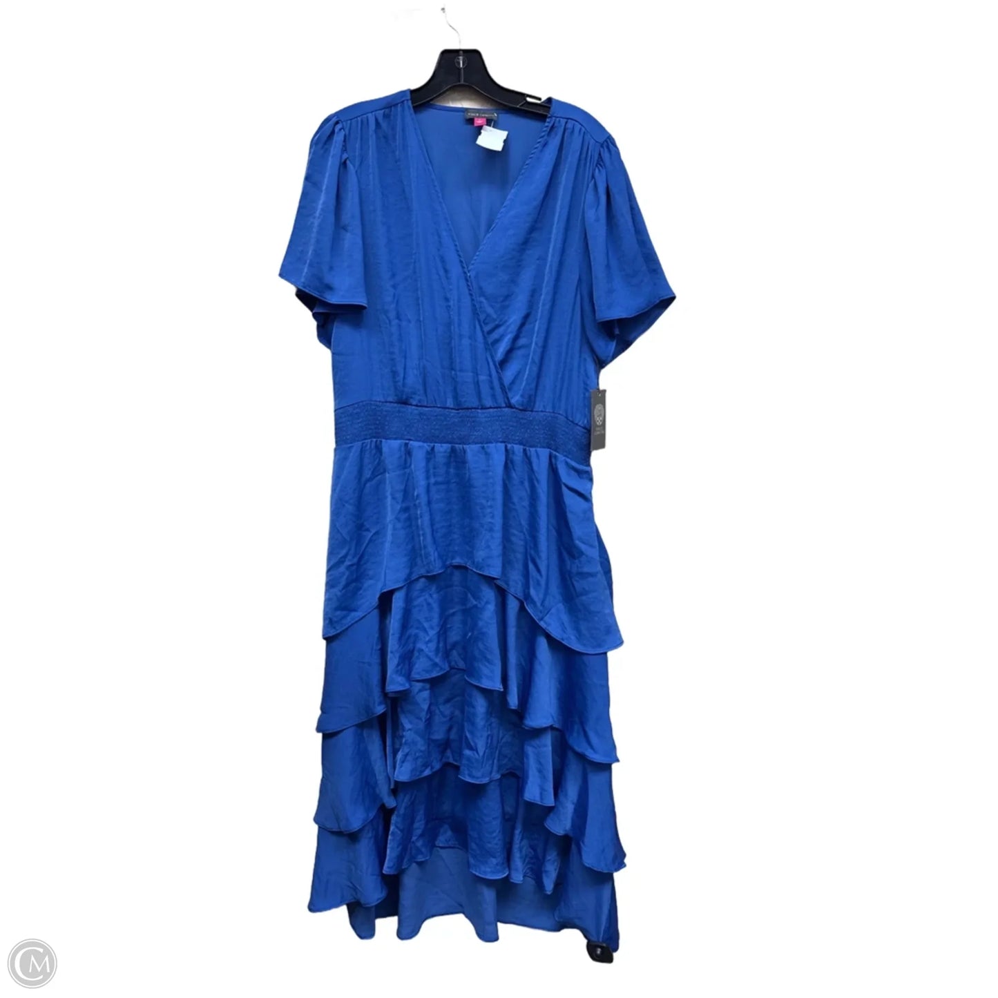 Dress Casual Maxi By Vince Camuto In Blue, Size: L