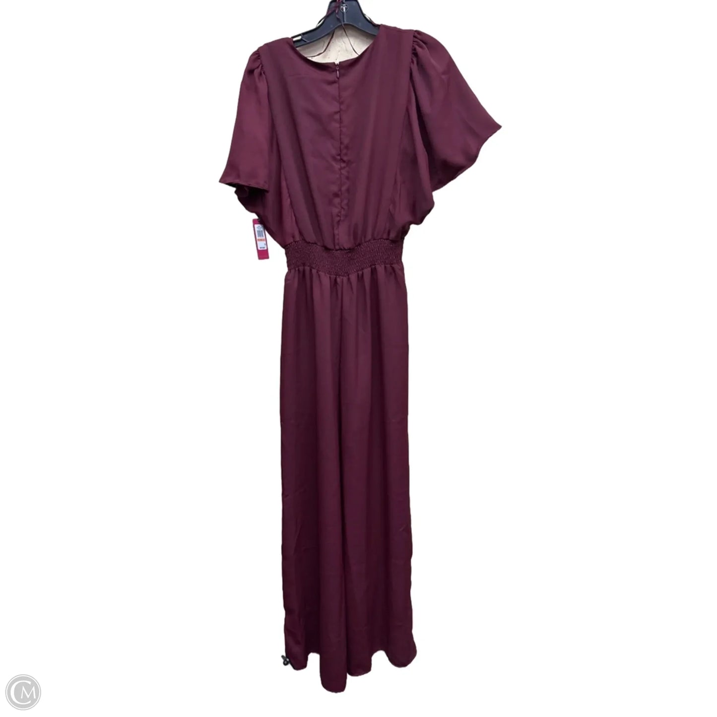 Jumpsuit By Vince Camuto In Maroon, Size: S