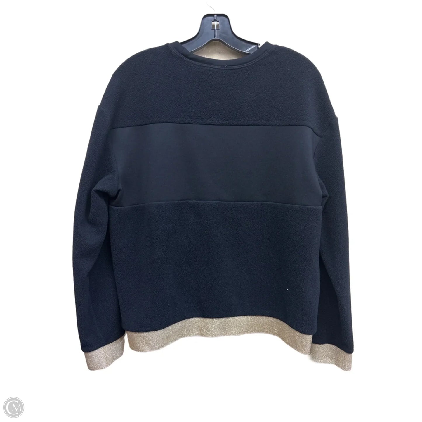 Athletic Sweatshirt Crewneck By Nike In Black, Size: S