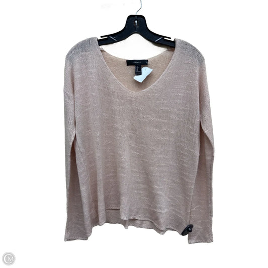Top Long Sleeve By Forever 21 In Pink, Size: S