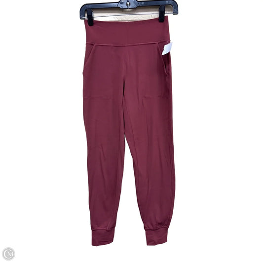 Athletic Pants By Lululemon In Red, Size: 4