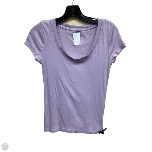 Top Short Sleeve By A New Day In Purple, Size: S