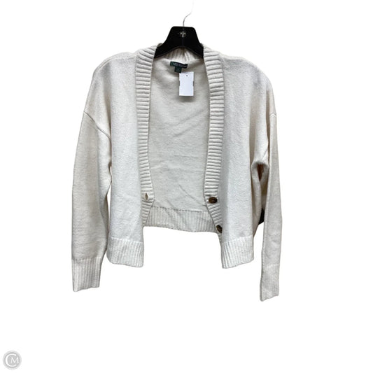 Sweater Cardigan By Wild Fable In Cream, Size: Xs
