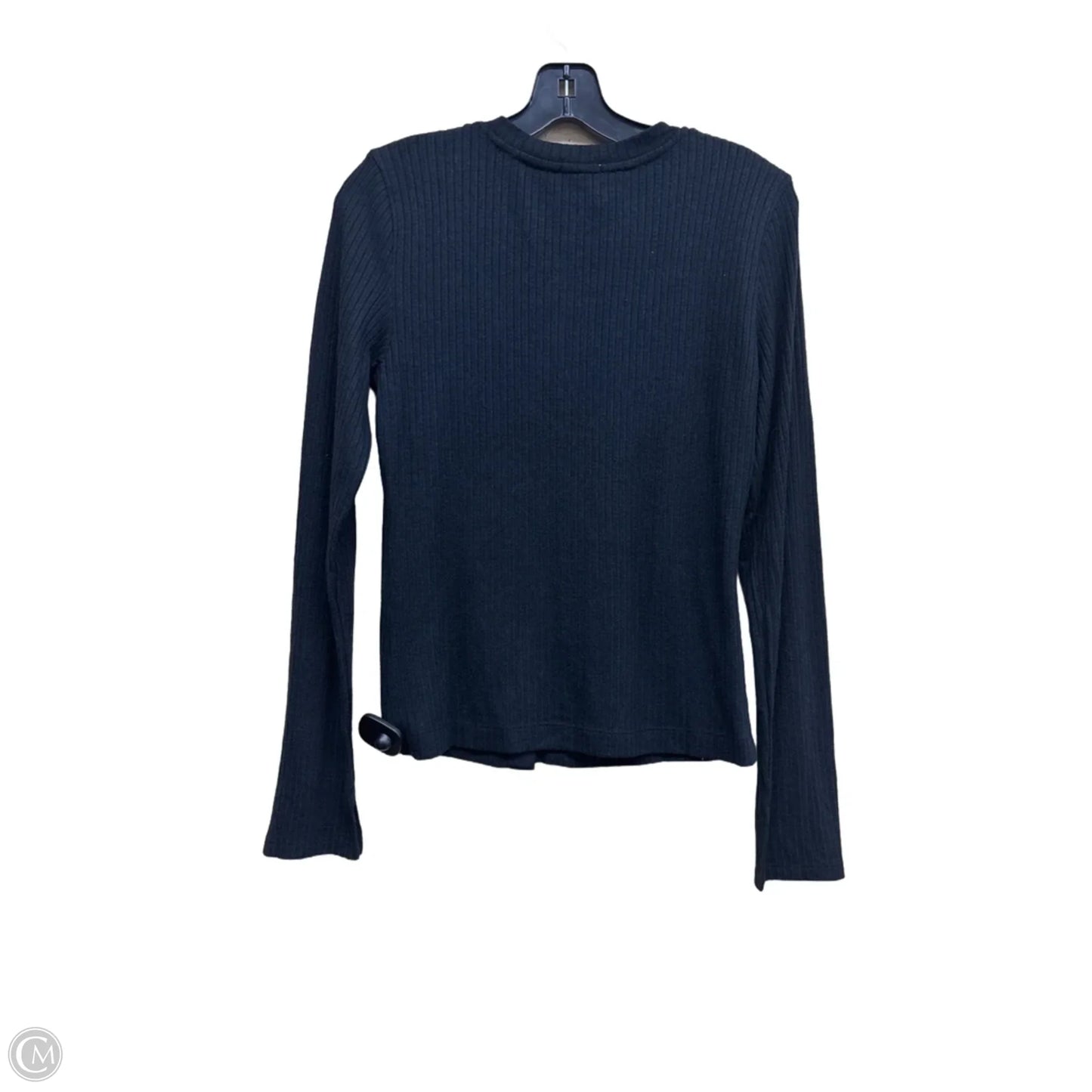 Top Long Sleeve By Aerie In Black, Size: M