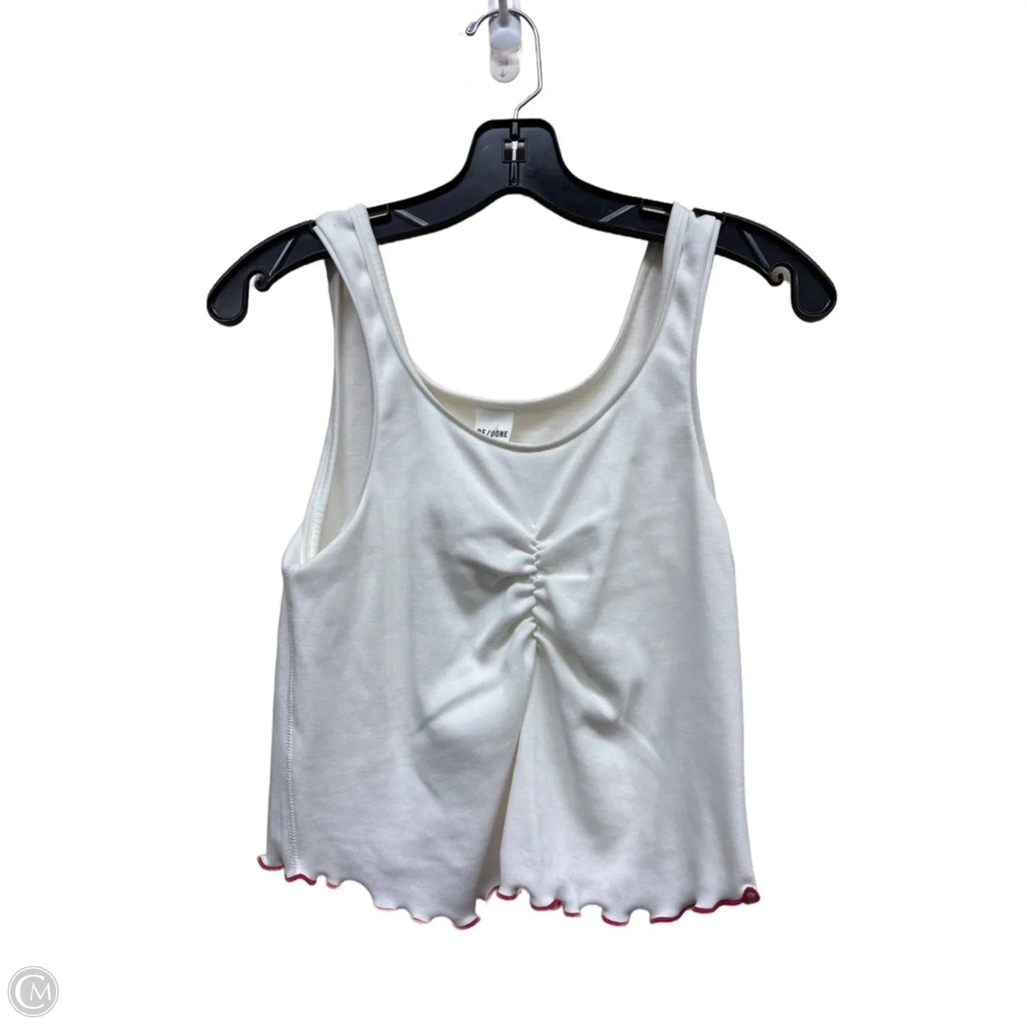 Top Sleeveless By Clothes Mentor In Cream & Red, Size: S
