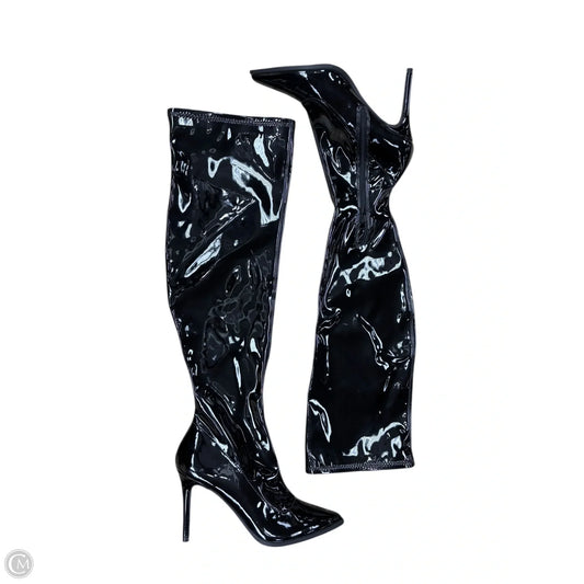 Boots Knee Heels By Nordstrom In Black, Size: 8.5