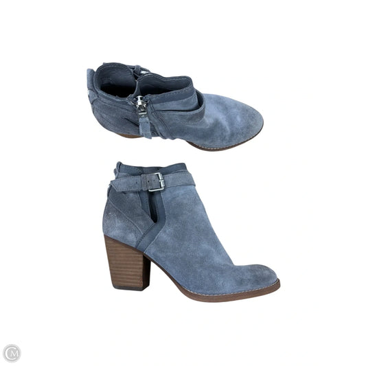 Boots Ankle Heels By Sam Edelman In Grey, Size: 6