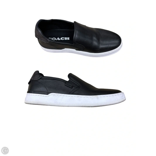 Shoes Designer By Coach In Black & White, Size: 8