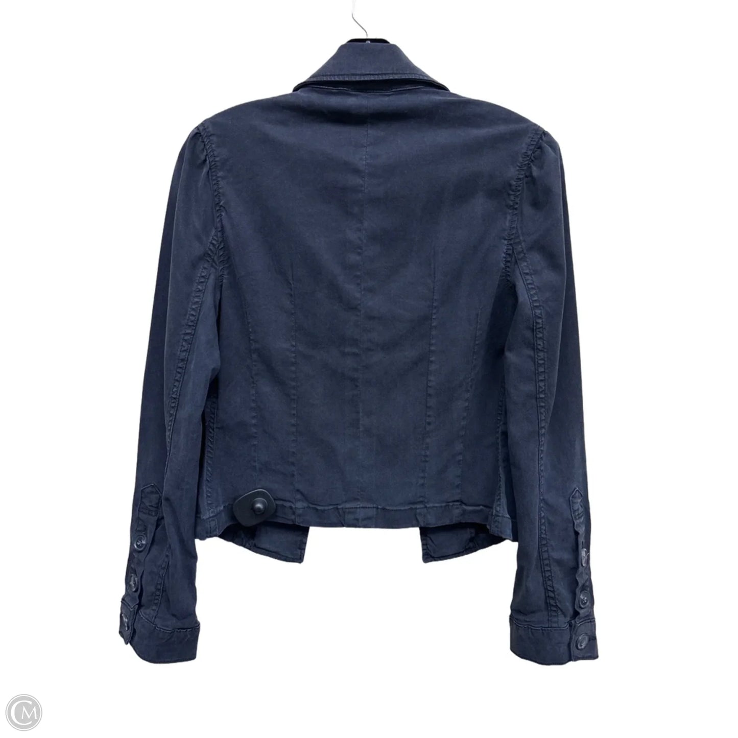 Jacket Denim By Paige In Black Denim, Size: Xs