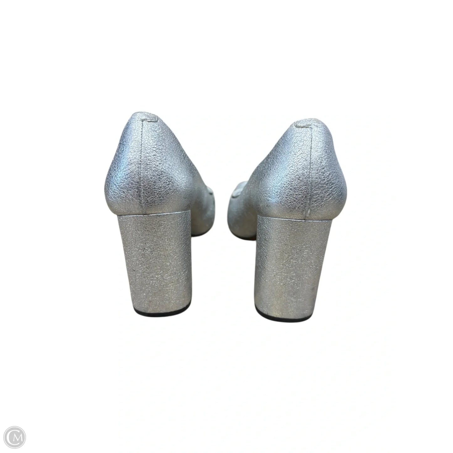 Shoes Designer By Coach In Silver, Size: 7.5