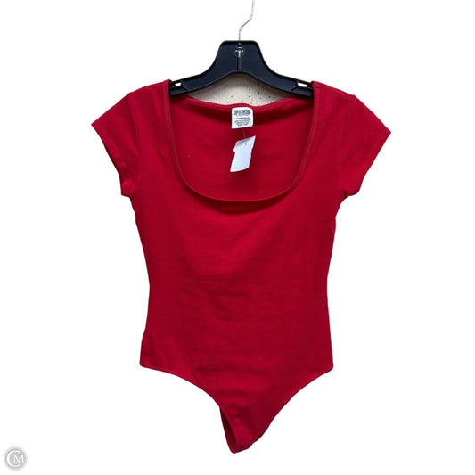 Bodysuit By Pink In Red, Size: Xs