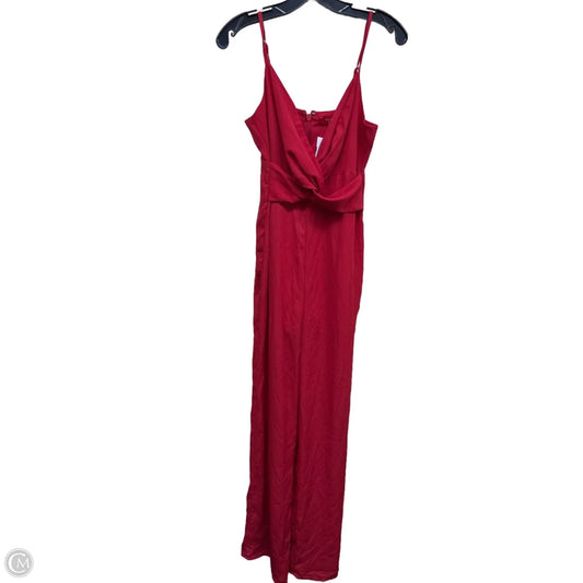 Jumpsuit By Guess In Red, Size: Xs