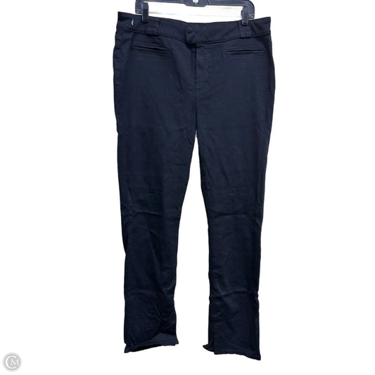 Jeans Straight By Paige In Black Denim, Size: 14