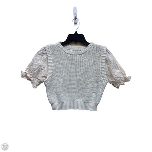 Top Short Sleeve By Altard State In Cream, Size: M