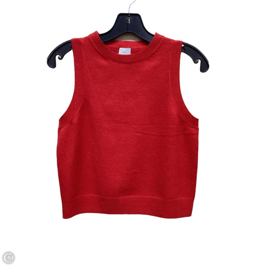 Top Sleeveless By A New Day In Red, Size: S