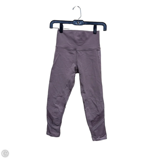 Athletic Leggings By Alo In Mauve, Size: Xs