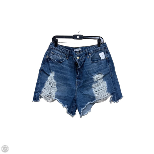 Shorts By Good American In Blue Denim, Size: 12