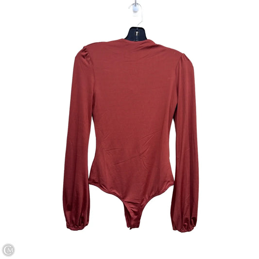 Bodysuit By Lulus In Bronze, Size: S