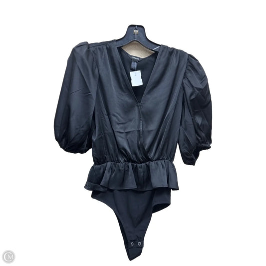 Bodysuit By Express In Black, Size: Xs