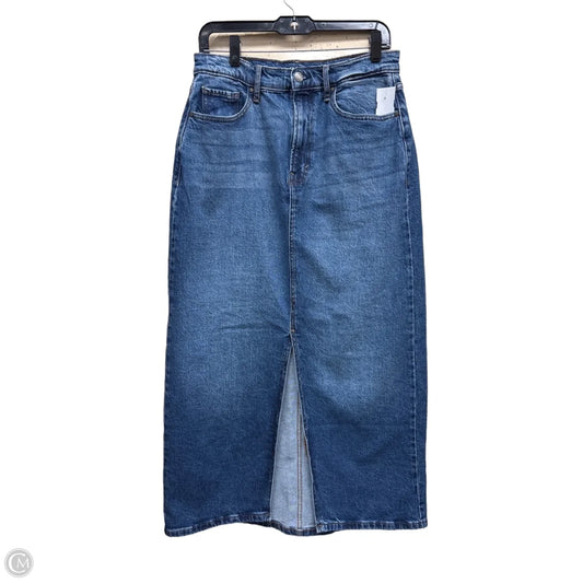 Skirt Maxi By Ana In Blue Denim, Size: 6