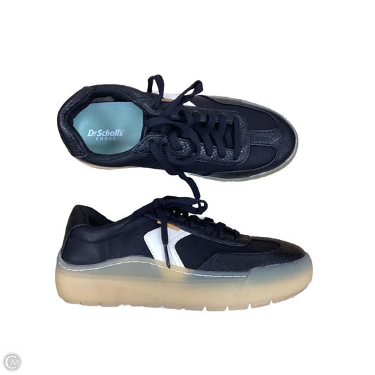 Shoes Sneakers By Dr Scholls In Black & Tan, Size: 7.5