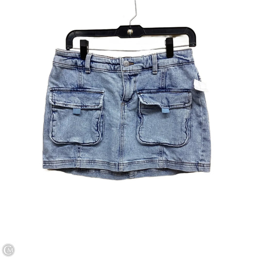 Skirt Mini & Short By Wild Fable In Blue Denim, Size: S