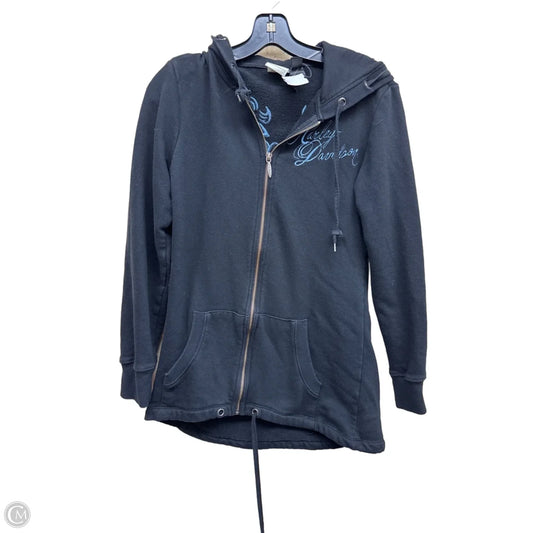 Jacket Other By Harley Davidson In Black & Blue, Size: M