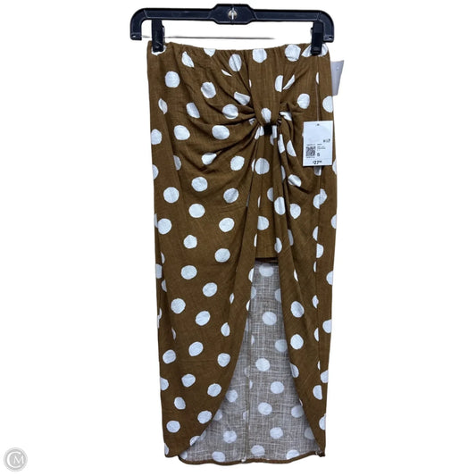 Skirt Maxi By Forever 21 In Polkadot Pattern, Size: S