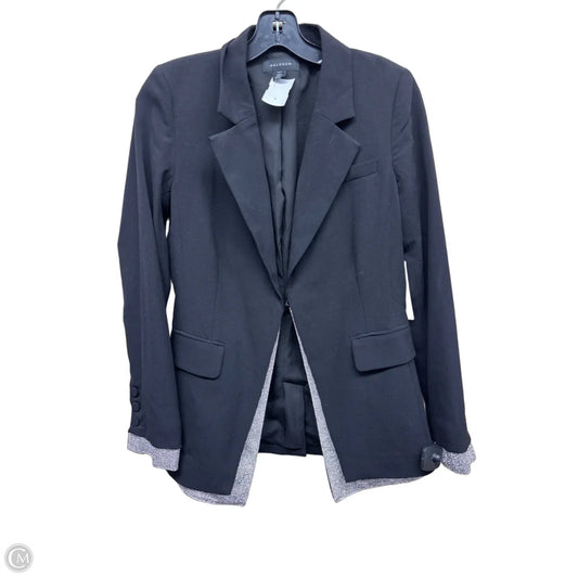 Blazer By Halogen In Black & Silver, Size: Xxs