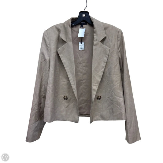 Blazer By Express In Tan, Size: Xs