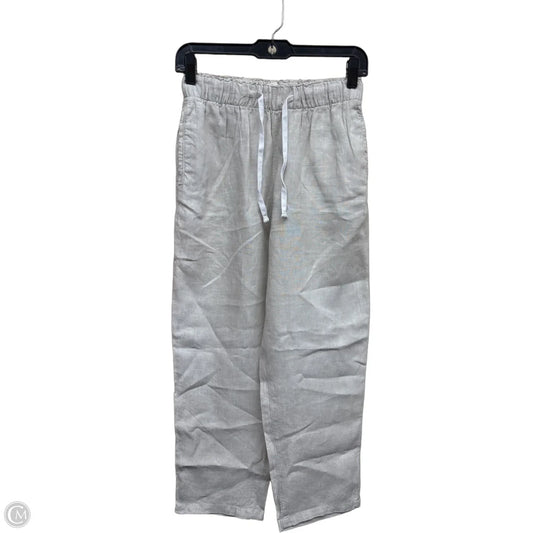 Pants Linen By H&m In Cream, Size: Xs