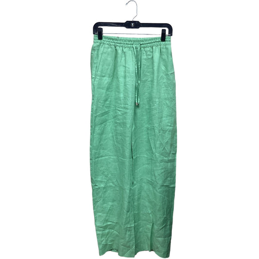 Pants Linen By Zara In Green, Size: S