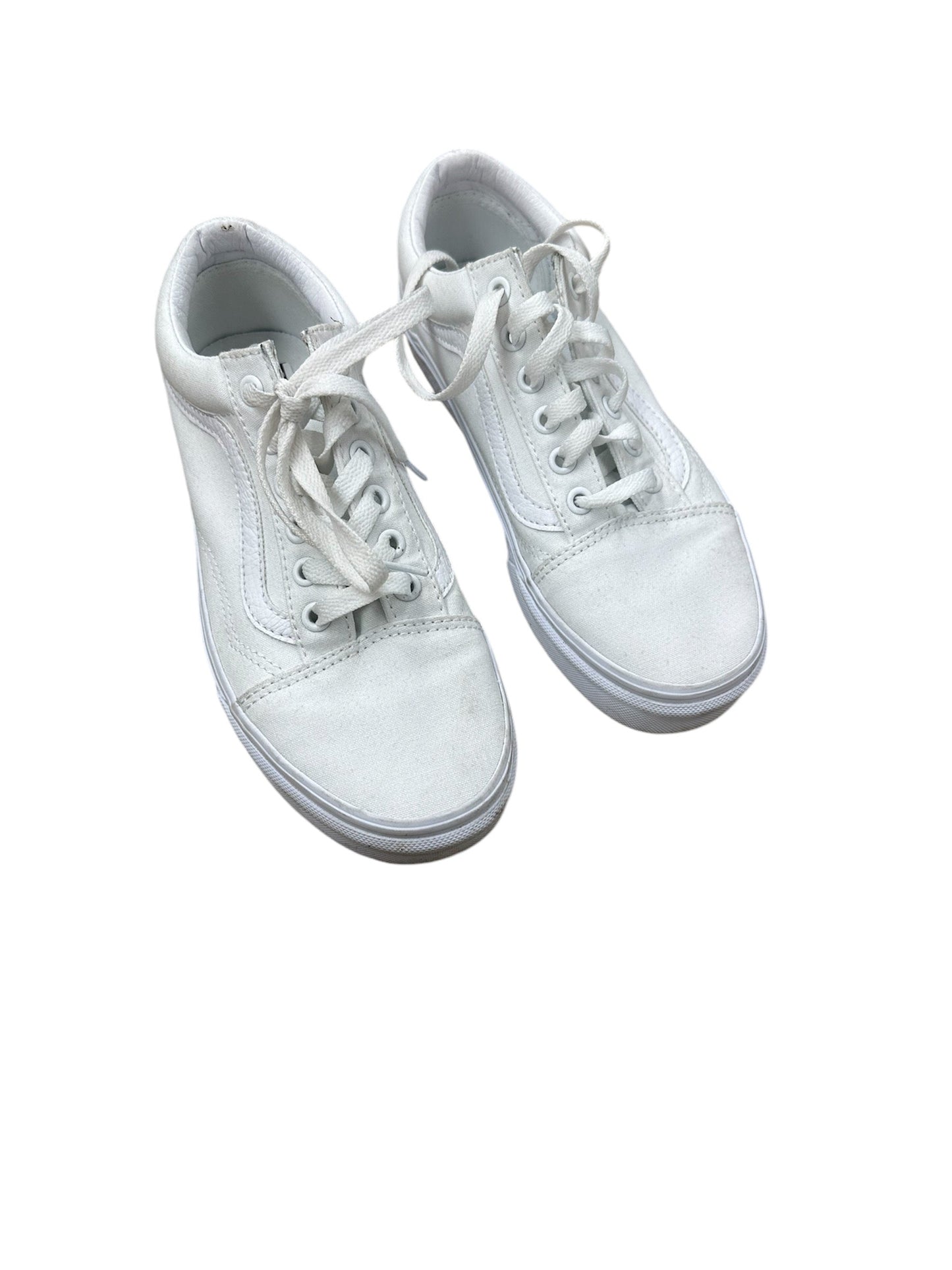 Shoes Sneakers By Vans In White, Size: 7