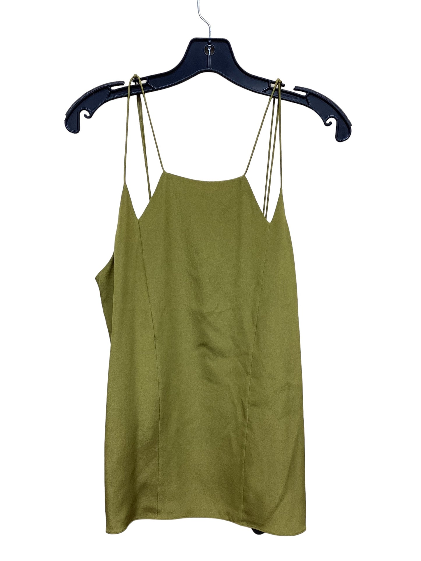 Green Top Sleeveless Tibi, Size S