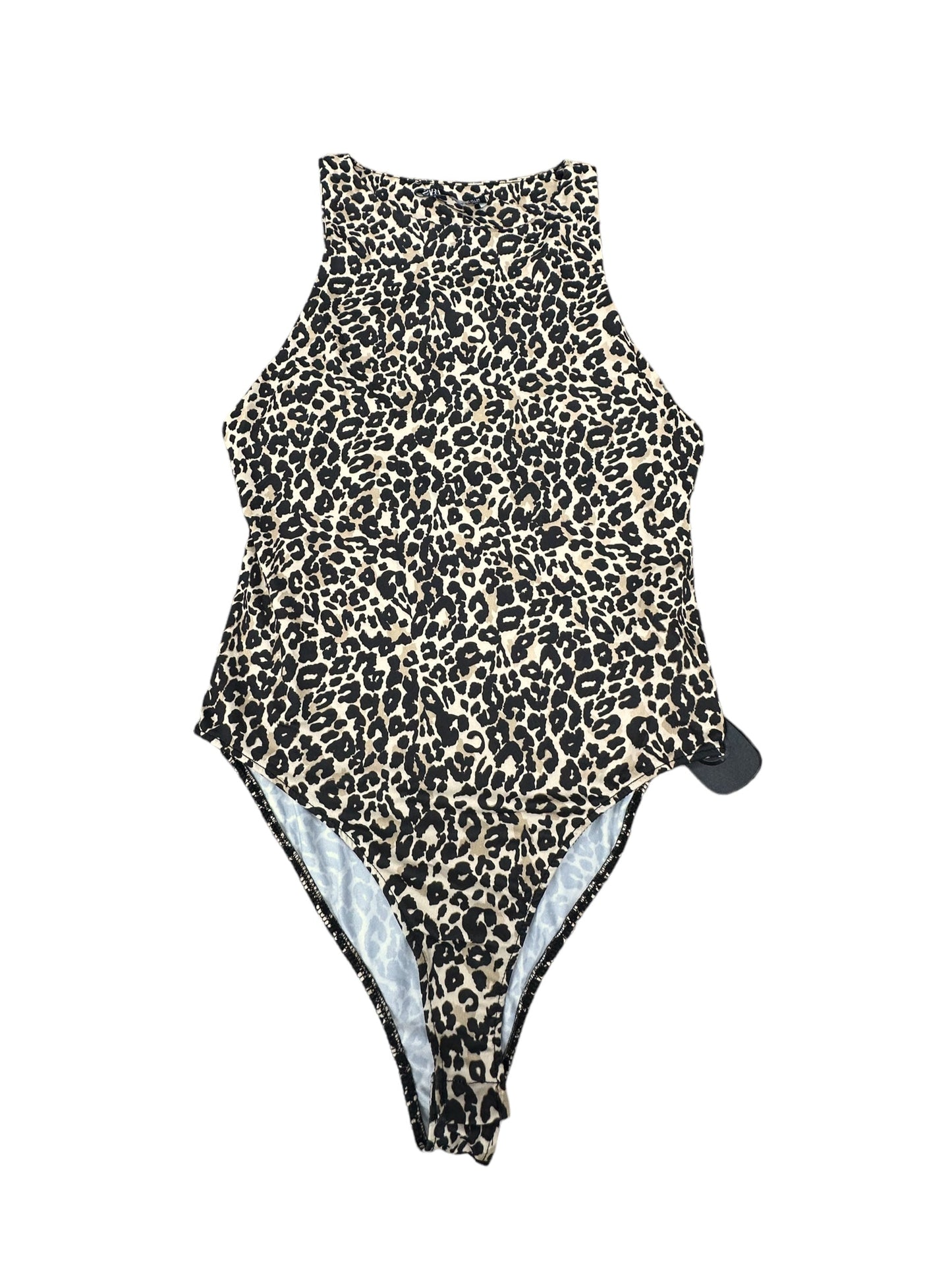 Bodysuit By Zara In Animal Print, Size: M