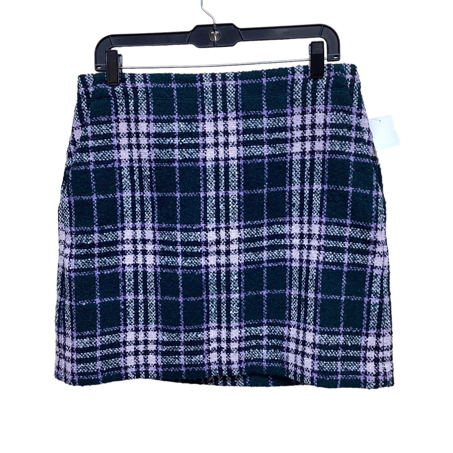 Skirt Midi By Loft In Plaid Pattern, Size: 8