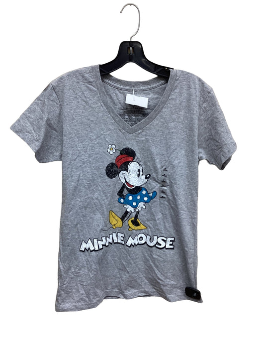 Top Short Sleeve By Disney Store In Grey, Size: M