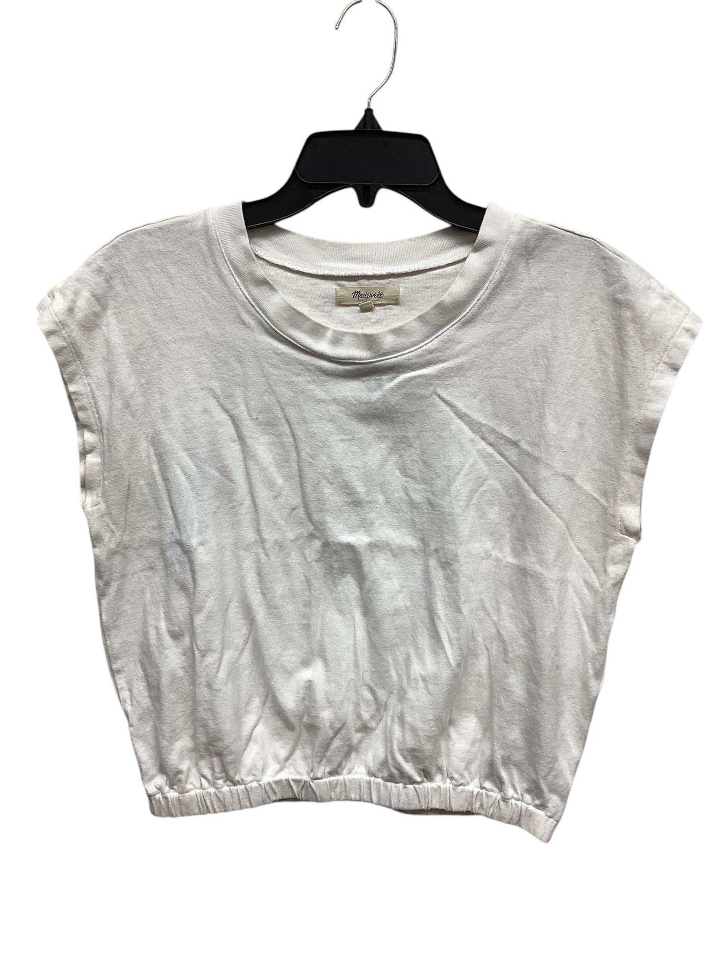 Top Sleeveless By Madewell In White, Size: S