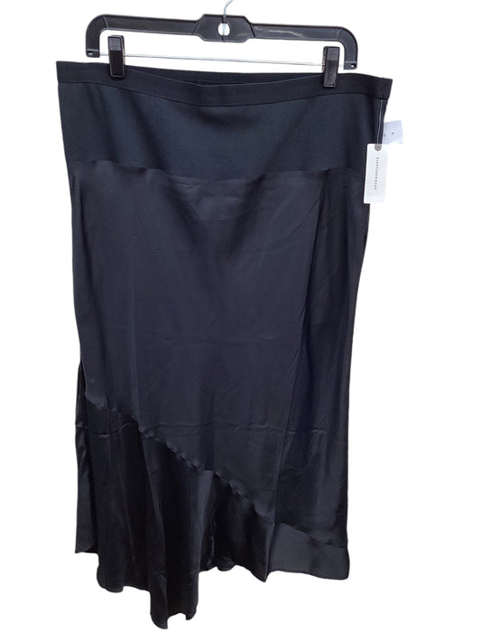 Skirt Maxi By Anthropologie In Black, Size: Xl