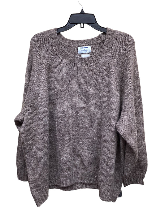 Sweater By Old Navy In Brown, Size: 2x