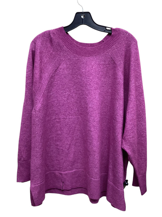 Sweater By Ava & Viv In Purple, Size: 2x