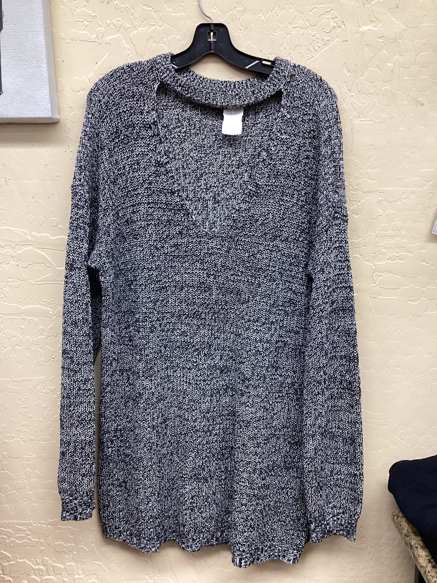 Sweater By Vince Camuto In Black & White, Size: Xl