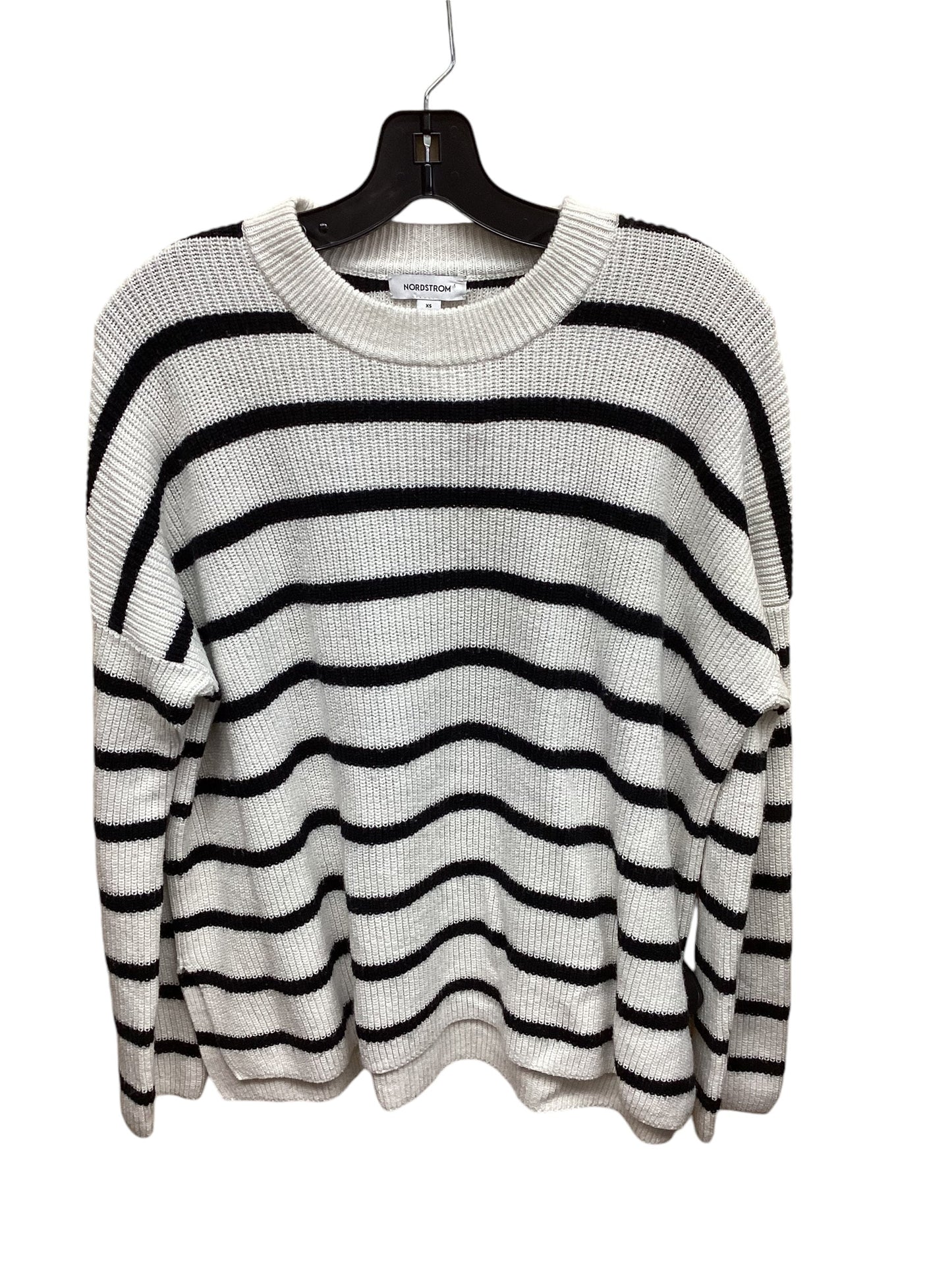 Sweater By Nordstrom In Black & White, Size: Xs