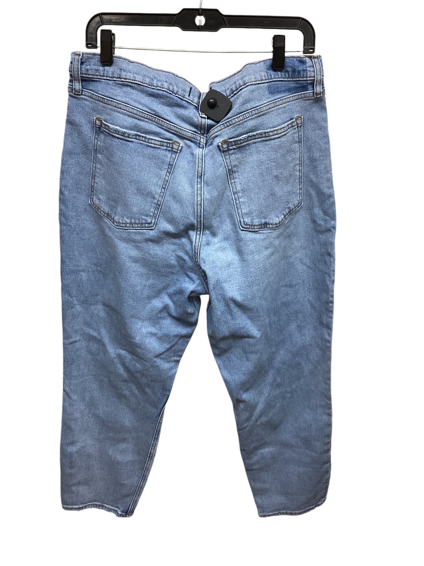 Jeans Straight By Abercrombie And Fitch In Blue Denim, Size: 16